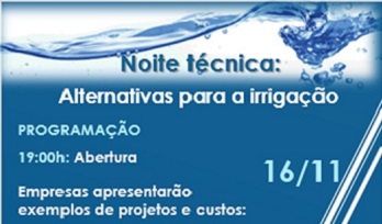 Alternativas para a irrigação - Evento promovido por UFSM/Cachoeira