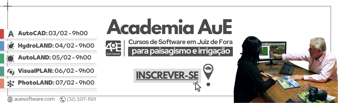 Aprenda as ferramentas principais para começar a desenhar seus projetos de irrigação;