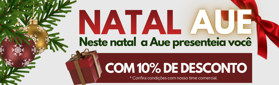Esse é o nosso presente para você? 10% em qualquer pacote AuE!