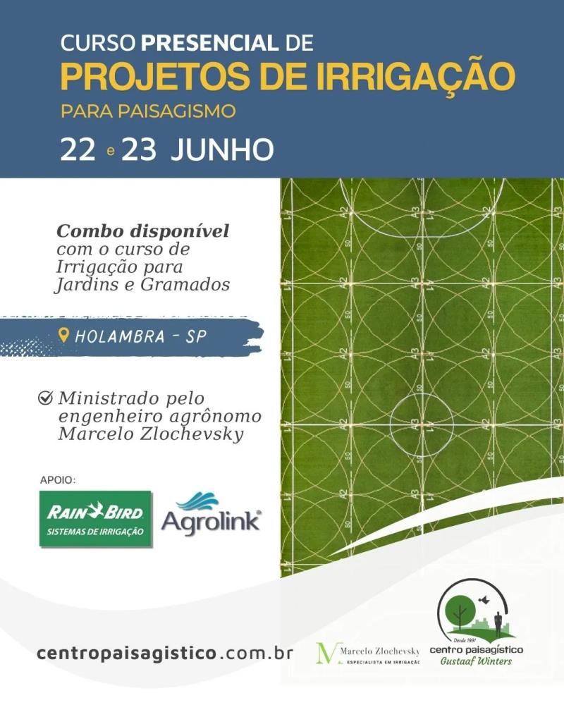 Curso de Projetos de Irrigação Para Paisagismo em Holambra