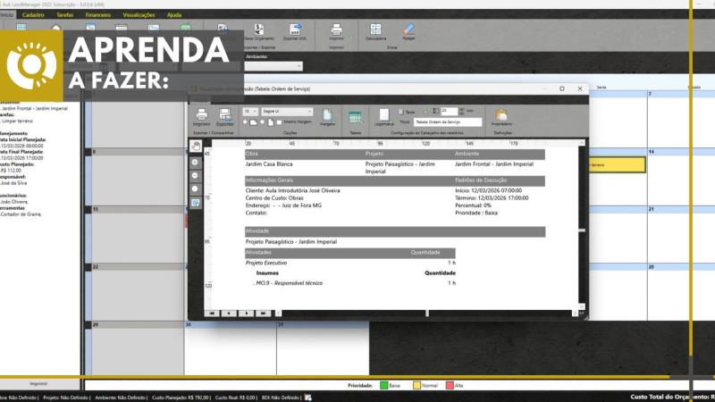 LandMANAGER: Aula introdutória mostra como organizar e otimizar a manutenção de áreas verdes
