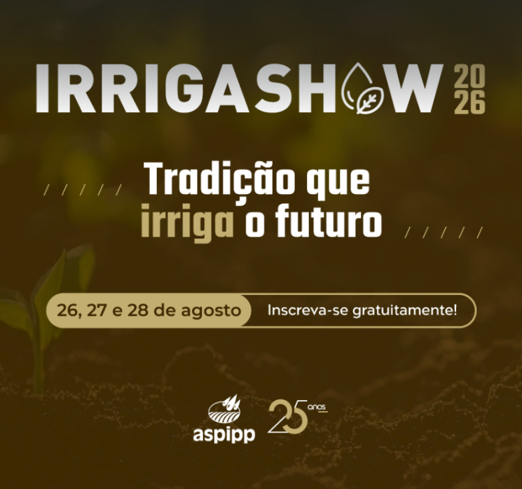 Irrigashow 2026 destaca inovação e sustentabilidade na agricultura