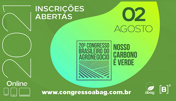 ABAG promove o 20° Congresso Brasileiro do Agronegócio