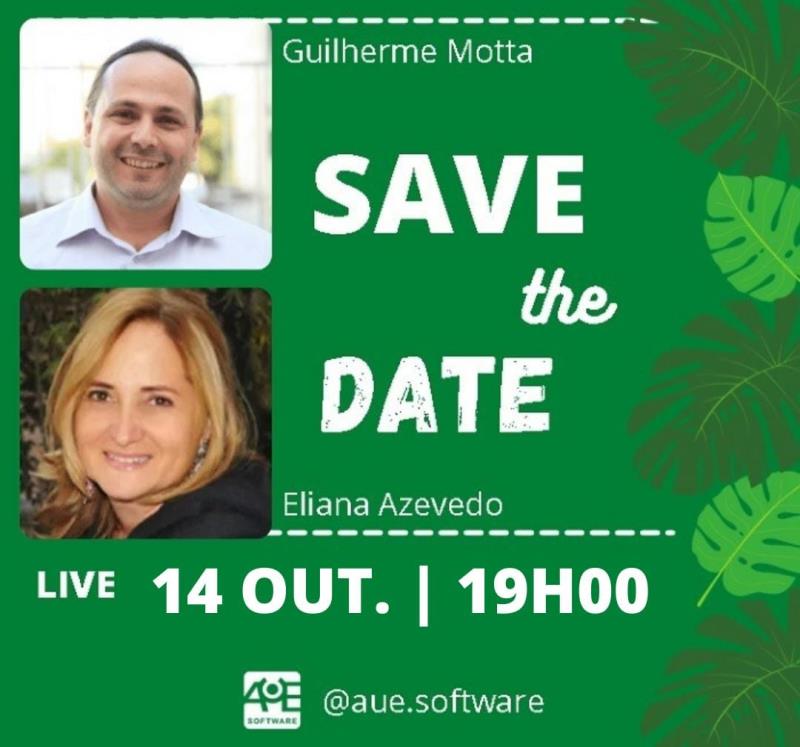 SAVE THE DATE: Live com Guilherme Motta e a Paisagista Eliana Ribeiro