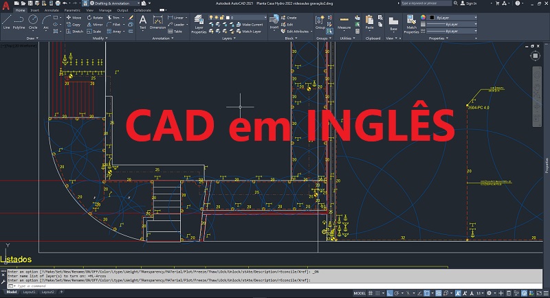 Saiba o Porque de recomendarmos o uso de seu programa de CAD em Inglês