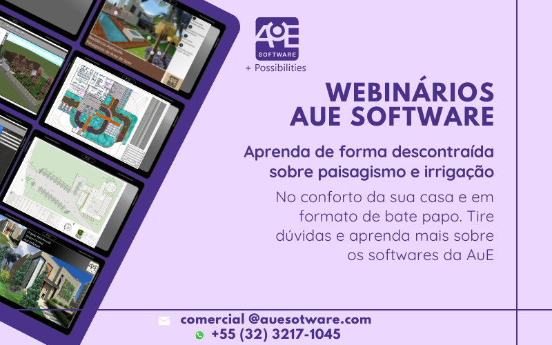 Webinars AuE Software - aprendizagem gratuita