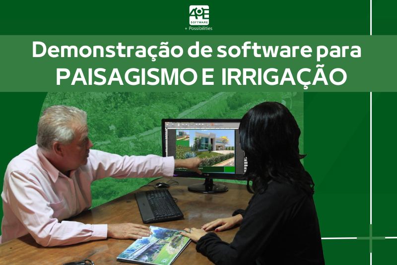 Demonstrações gratuitas de softwares para Irrigação e Paisagismo em Agosto