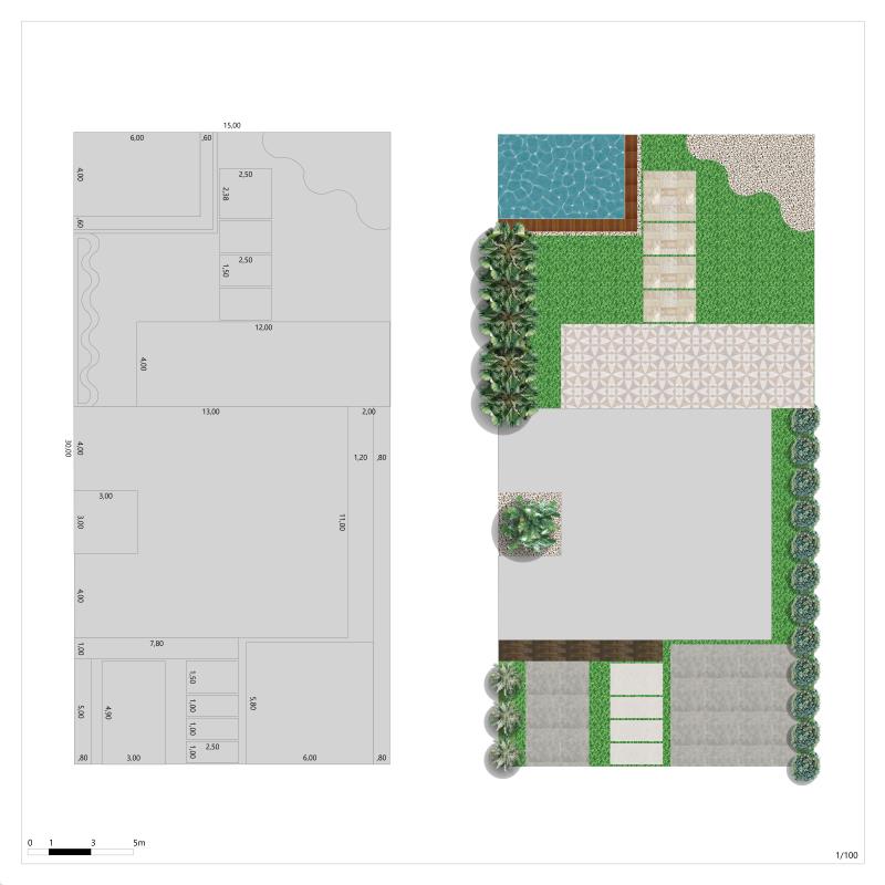  Dimensionamentos para referência de projeto no Visual Plan