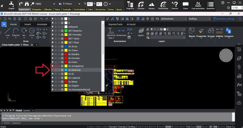 HydroLANDSCAPE 2022: Como configurar seus arquivos do CAD