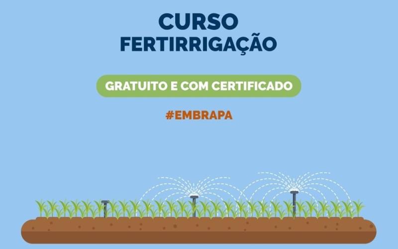 Curso Online de Fertirrigação da Embrapa