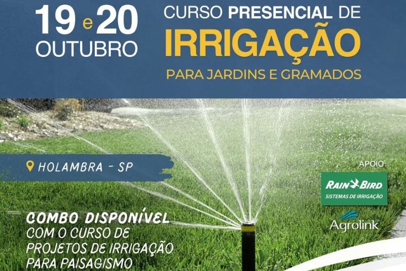 Curso de Irrigação para Jardins e Gramados: Capacidade Profissional e Sustentabilidade