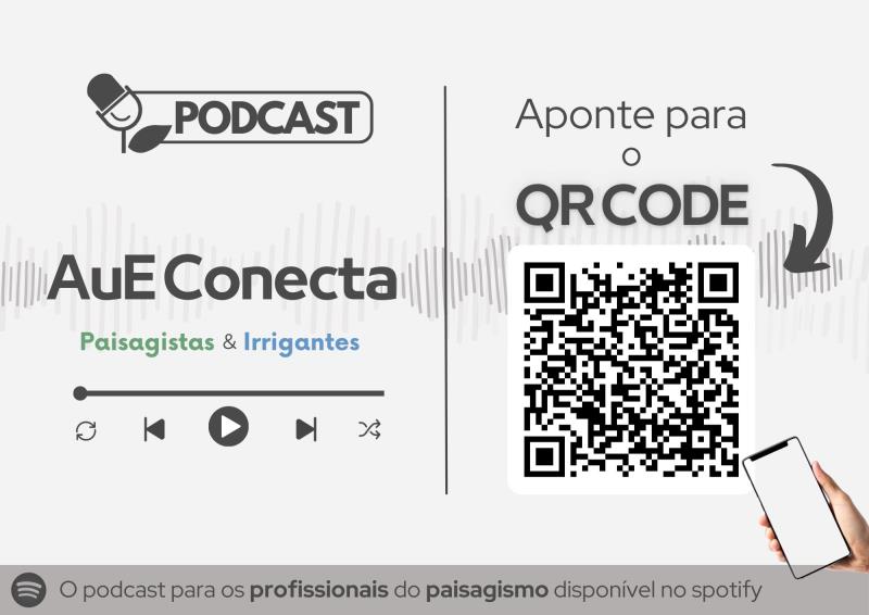 Acompanhe as discussões mais recentes de paisagistas e especialistas em irrigação no nosso podcast!