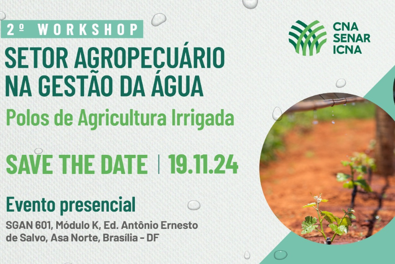 2º Workshop - Setor Agropecuário na Gestão da Água