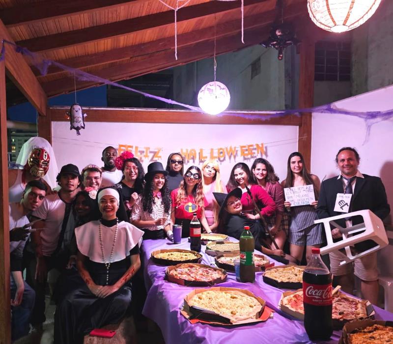 Equipe no HallowPizza