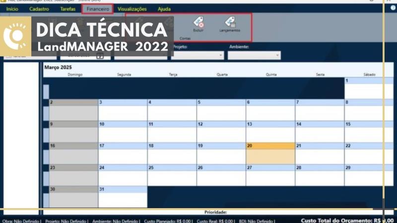 LandManager 2022: Cadastrando contas