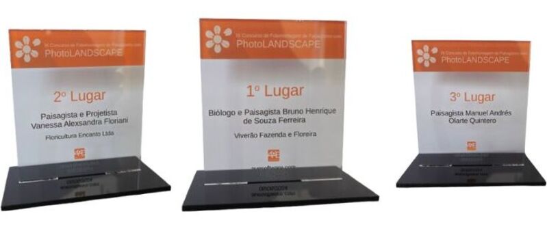 Foto dos troféus do ultimo Concurso