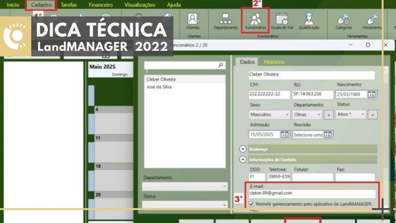 LandManager 2022: Site para gerenciamento de tarefas