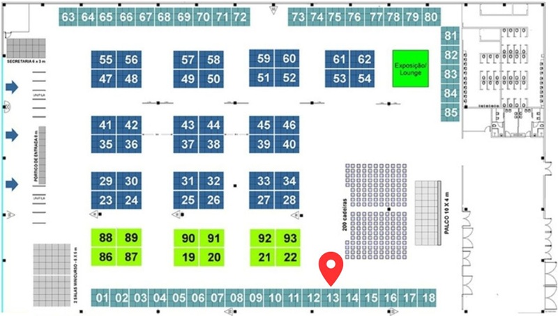 Mapa do evento da FIIB 2025