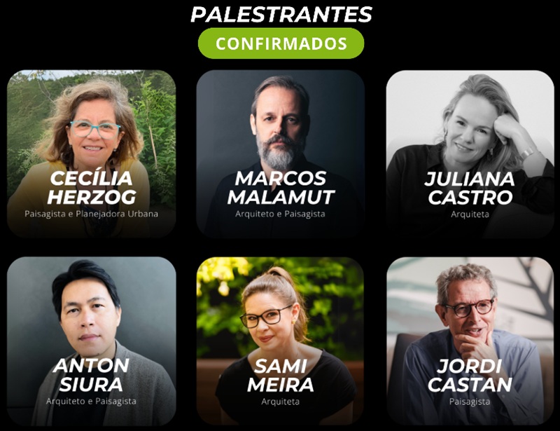 Palestrantes confirmados Palestrantes confirmados