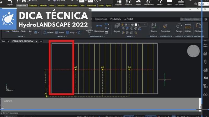 HydroLANDSCAPE 2022: Como esconder setores para localizar itens não setorizados