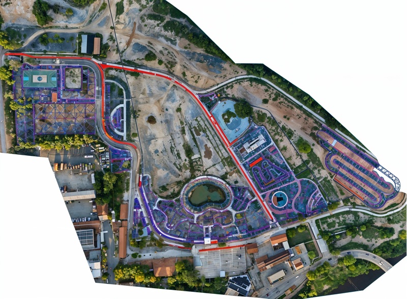 Planta do Sistema de Irrigação no PARQUE NATURAL ENG. GERALDO ROCHA sistema de irrigação