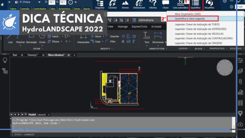 HydroLANDSCAPE 2022: Como Utilizar a Aba Quantifica para Gerar Legendas Corretamente