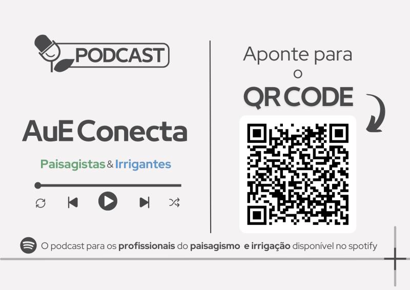  QR Code AuE Conecta Paisagismo e Irrigação