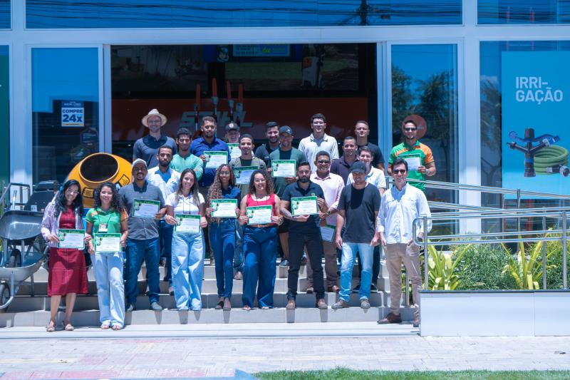 Alunos do Curso Treinamento avançado para Projetos de Irrigação