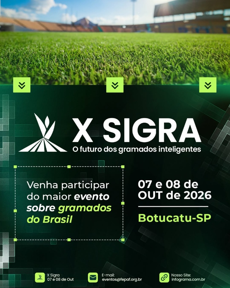 X SIGRA 2026 debate o futuro dos gramados inteligentes no Brasil