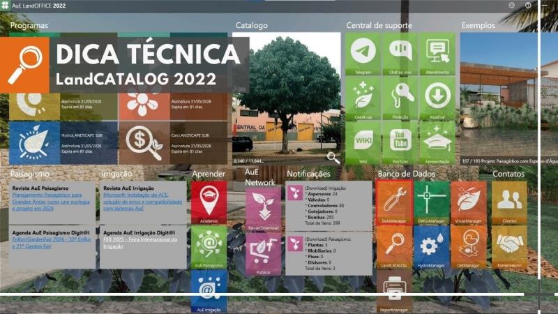 LandOFFICE 2022: Como exportar relatórios no LandCatalog (produtos e plantas)